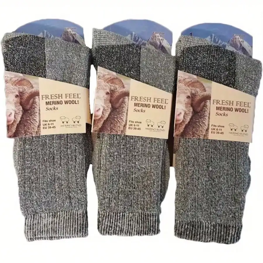 3 Pairs Of Comfortable And Soft Winter Men's Socks, Thick And Warm Hiking Sports Socks, Knitted Long-Tube Sock Sets, Suitable For Casual Running, Fitness And Skiing, Can Be Given To Fathers Or Partners, A Perfect Gift Choice
3 Pairs Of Comfortable And Soft Winter Men's Socks, Thick And Warm Hiking Sports Socks, Knitted Long-Tube Sock Sets, Suitable For Casual Running, Fitness And Skiing, Can Be Given To Fathers Or Partners, A Perfect Gift Choice