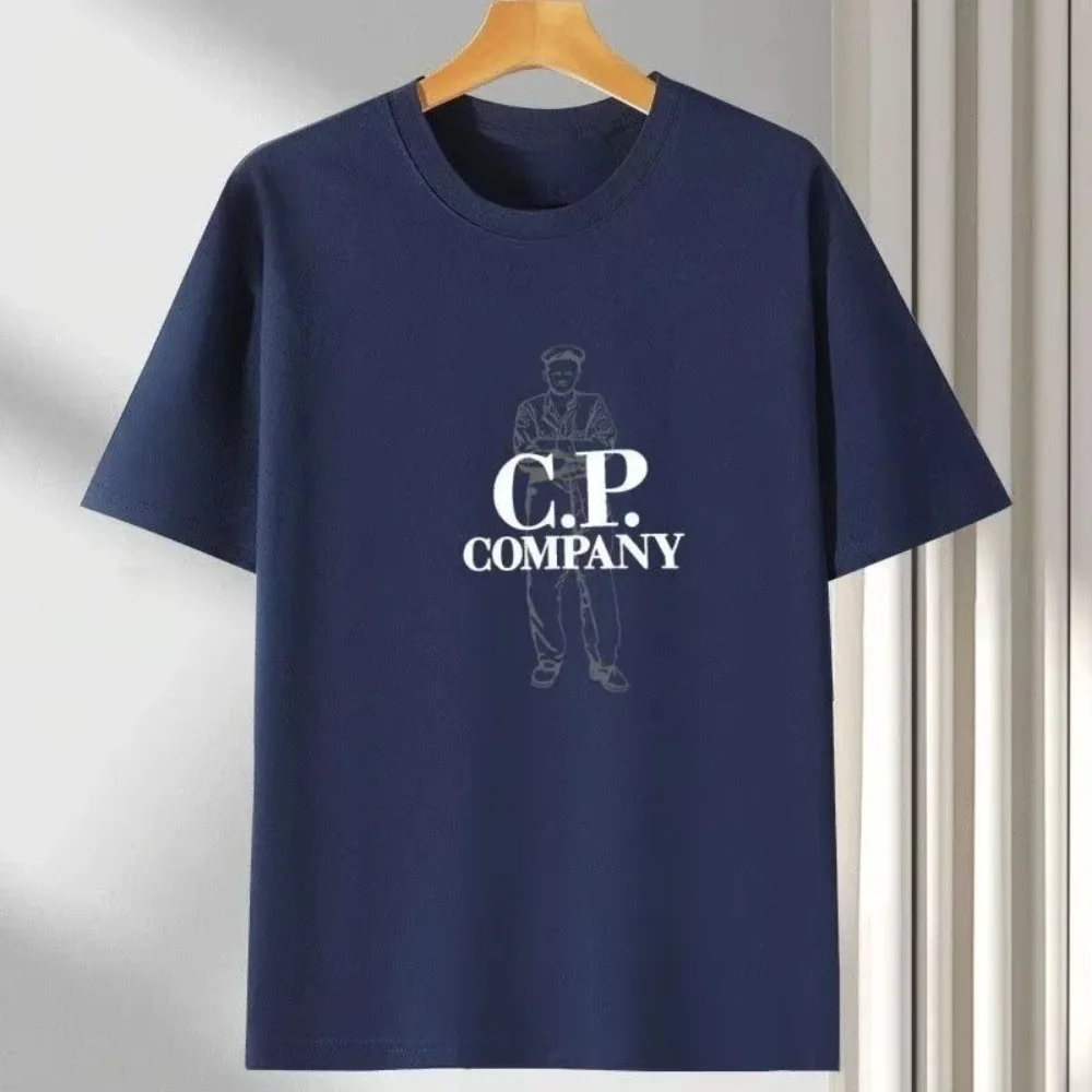 2025 New Short-sleeved T-shirt Summer New European and American CP Letter Casual Loose Round Neck Half-sleeved T-shirt Fashion
2025 New Short-sleeved T-shirt Summer New European and American CP Letter Casual Loose Round Neck Half-sleeved T-shirt Fashion