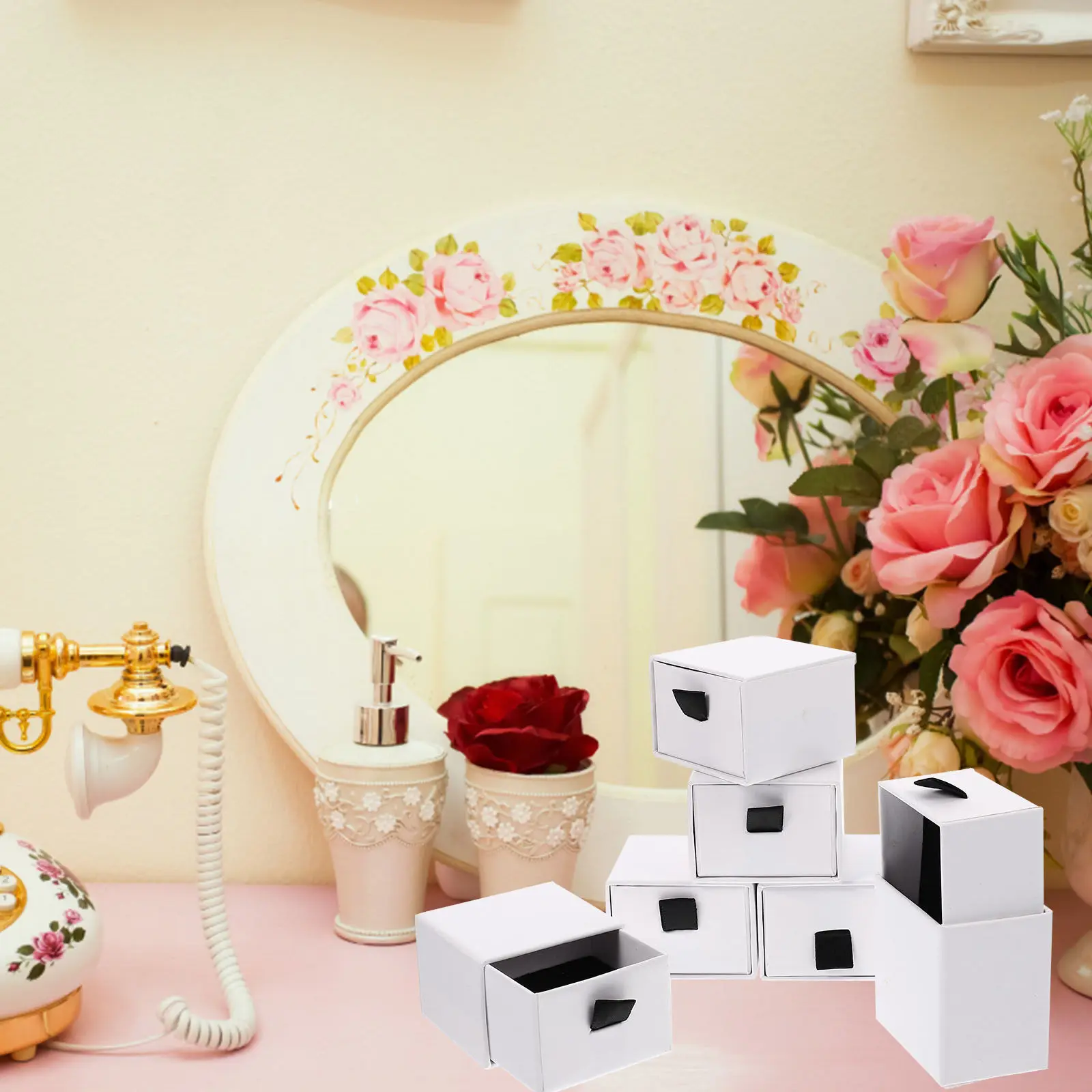 12Pcs Jewelry Boxes Portable Drawer Style Travel Case Storage Organizer for Earrings Necklaces Rings Small Jewelry Packing Box
12Pcs Jewelry Boxes Portable Drawer Style Travel Case Storage Organizer for Earrings Necklaces Rings Small Jewelry Packing Box