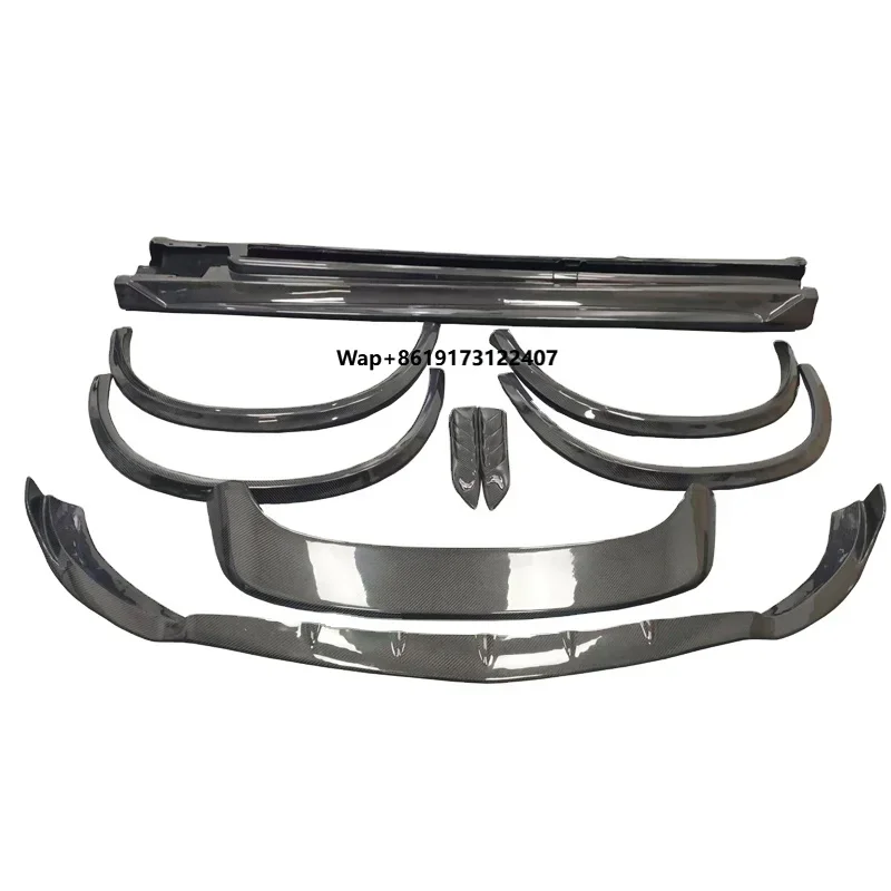 TopCar 2023+ Style Wet Carbon Fiber Body Kit Front Bumper Lip Side Skirt Wheel Arches Top Spoiler for Benz GLC X254 GLC43 Car
TopCar 2023+ Style Wet Carbon Fiber Body Kit Front Bumper Lip Side Skirt Wheel Arches Top Spoiler for Benz GLC X254 GLC43 Car