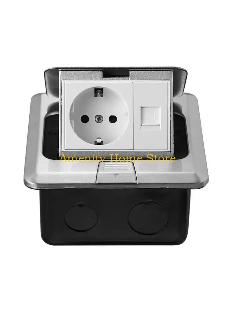 F26C Stainless Steel Receptacle Outlet Pop-Up Floor Electrical Outlet Floor Socket Waterproof Electrical Outlet Cover Box
F26C Stainless Steel Receptacle Outlet Pop-Up Floor Electrical Outlet Floor Socket Waterproof Electrical Outlet Cover Box