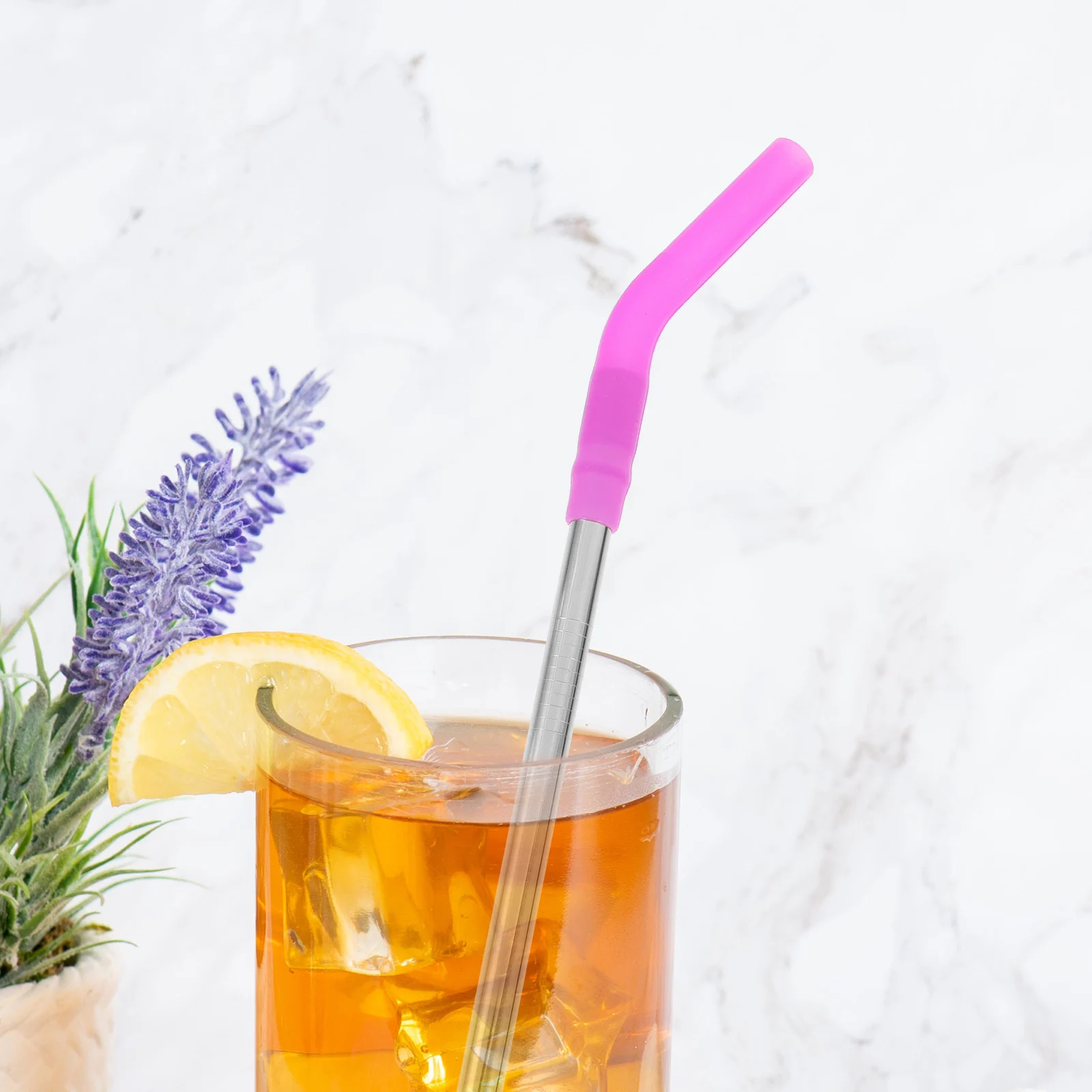 10 Pcs Steel Straws Reusable 16CM Metal Straw With Silicone Tip Purple Silicone Tip Metal Straws for Party Home Travel Camping
10 Pcs Steel Straws Reusable 16CM Metal Straw With Silicone Tip Purple Silicone Tip Metal Straws for Party Home Travel Camping