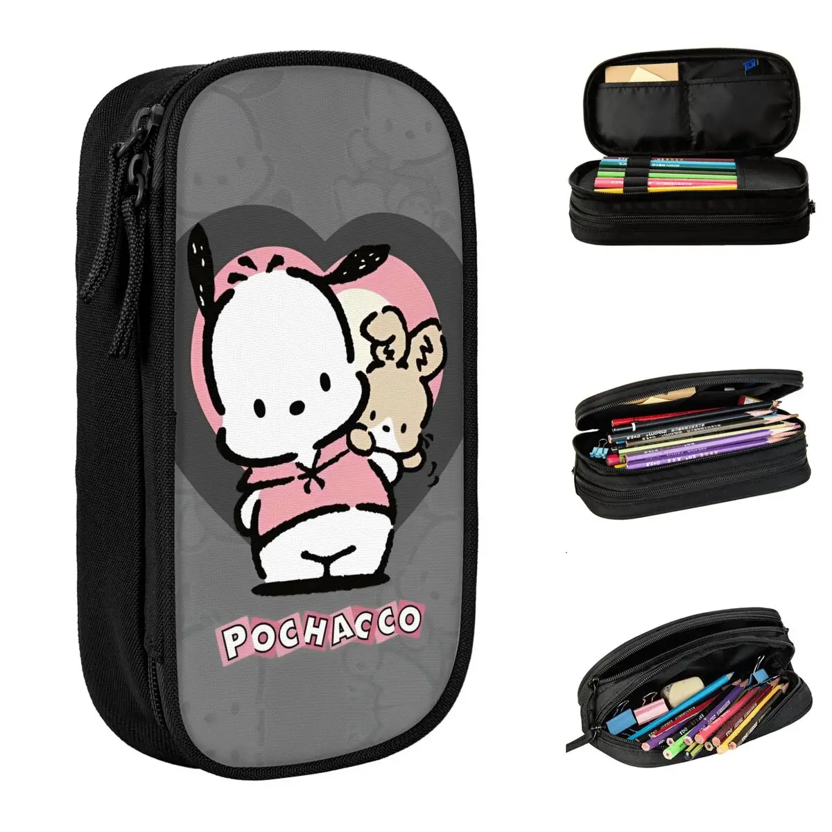 Pochacco милый пенал с рисунком собаки пенал коробка для ручек для студентов сумки большой емкости офисный подарок канцелярские принадлежности 
Pochacco милый пенал с рисунком собаки пенал коробка для ручек для студентов сумки большой емкости офисный подарок канцелярские принадлежности
