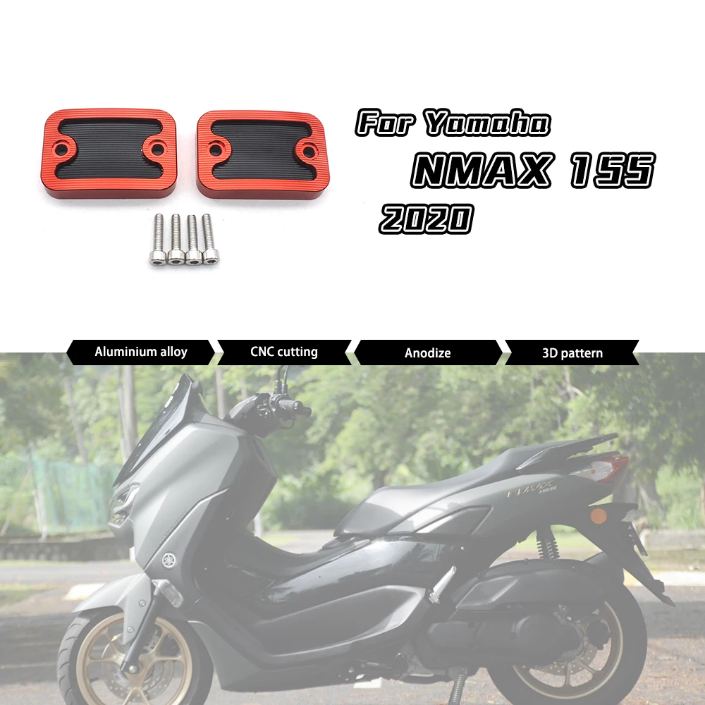 Motorcycle CNC Front Brake Fluid Reservoir Oil Cup Cap Master Cylinder Cover For Yamaha NMAX 155
Motorcycle CNC Front Brake Fluid Reservoir Oil Cup Cap Master Cylinder Cover For Yamaha NMAX 155