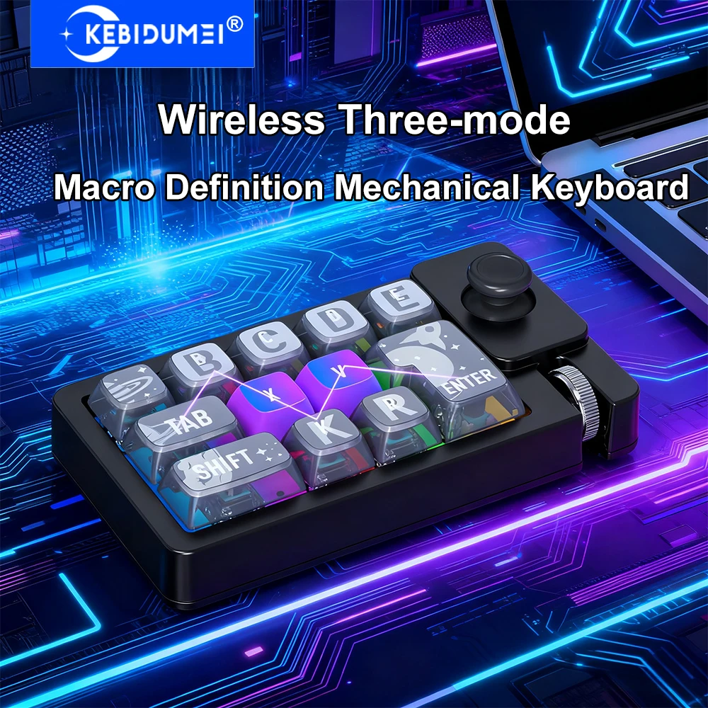 12-клавишная программируемая макромеханическая клавиатура, трехрежимная беспроводная Bluetooth-клавиатура, RGB-подсветка, игровая мини-клавиатура для ПК, ноутбука
12-клавишная программируемая макромеханическая клавиатура, трехрежимная беспроводная Bluetooth-клавиатура, RGB-подсветка, игровая мини-клавиатура для ПК, ноутбука