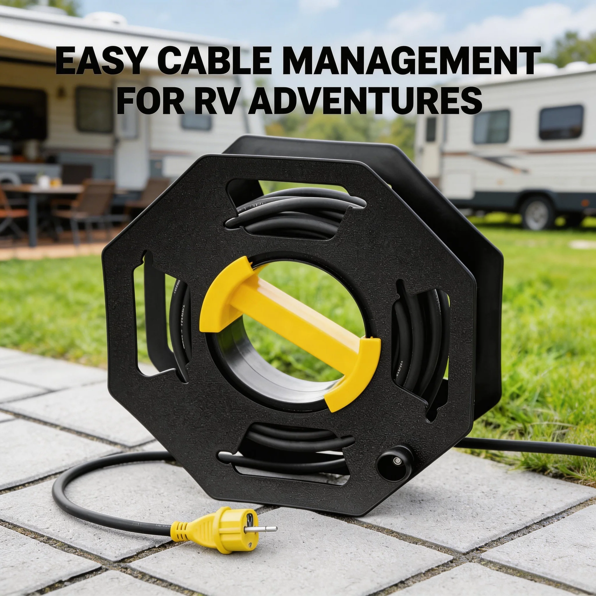 Cable Organizer Reel Plastic Extension Cord Winder Manual Wire Storage Organizer With Central Handle Thickened Heavy Duty
Cable Organizer Reel Plastic Extension Cord Winder Manual Wire Storage Organizer With Central Handle Thickened Heavy Duty