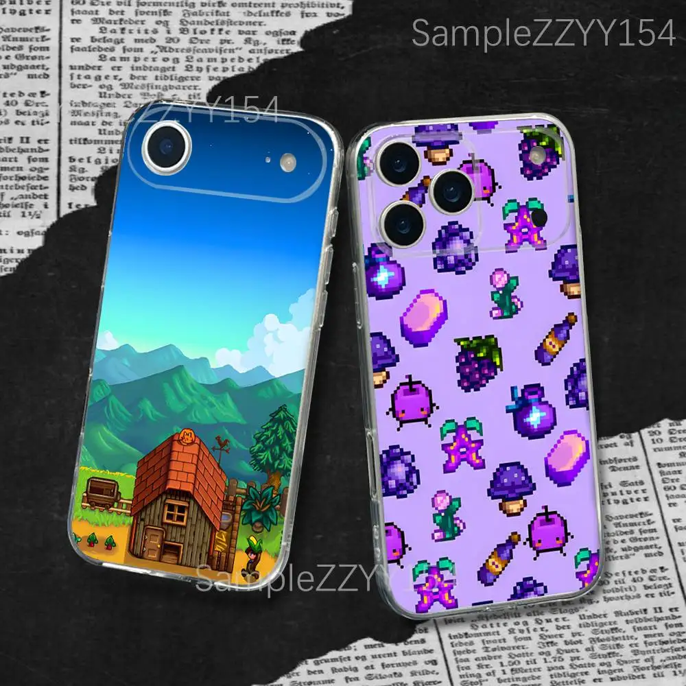 Game S-Stardew Valley For iPhone 17,16,15,14,13,12,11 Plus,Pro,Max,XR,XS,X,7,8 Plus,SE,Mini Transparent Silicone Soft Phone Case
Game S-Stardew Valley For iPhone 17,16,15,14,13,12,11 Plus,Pro,Max,XR,XS,X,7,8 Plus,SE,Mini Transparent Silicone Soft Phone Case