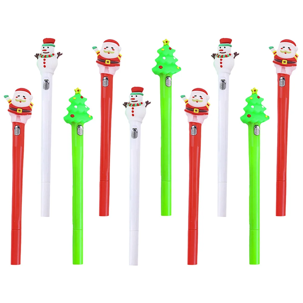 10 Pcs Christmas Light Pen Signature Pens Student Writing Gel with Plastic Child for Students
10 Pcs Christmas Light Pen Signature Pens Student Writing Gel with Plastic Child for Students