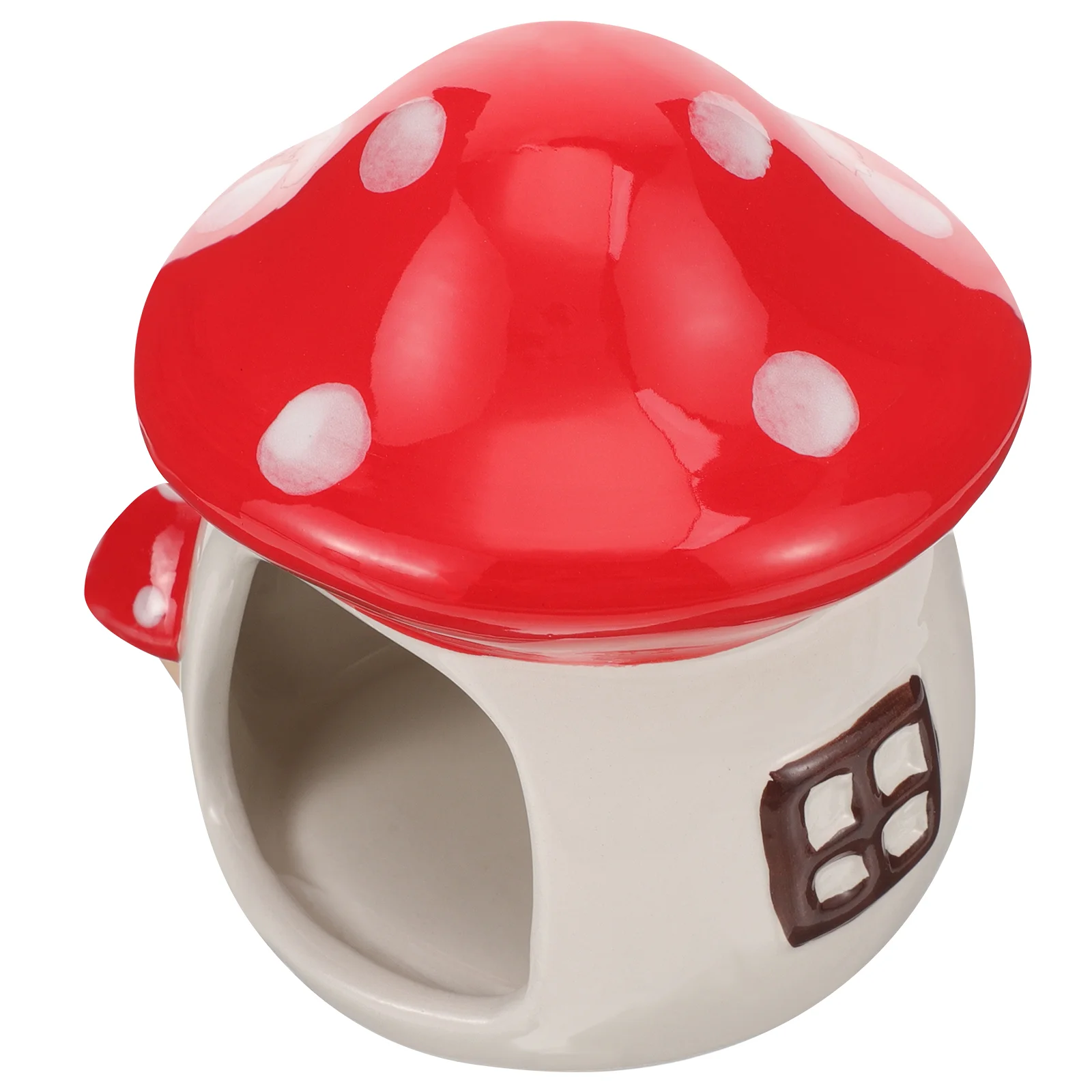 Hamster Ceramic Nest Mushroom House Shape Playground Cooling Cage Ceramics Baby Pet Hideout
Hamster Ceramic Nest Mushroom House Shape Playground Cooling Cage Ceramics Baby Pet Hideout