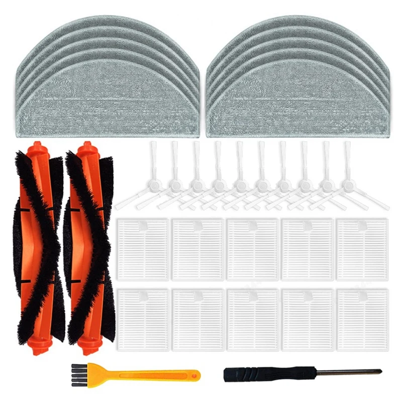 For Xiaomi Robot Vacuum E10 E12 Spare Parts Accessories Main Side Brush Hepa Filter Mop Cloth
For Xiaomi Robot Vacuum E10 E12 Spare Parts Accessories Main Side Brush Hepa Filter Mop Cloth