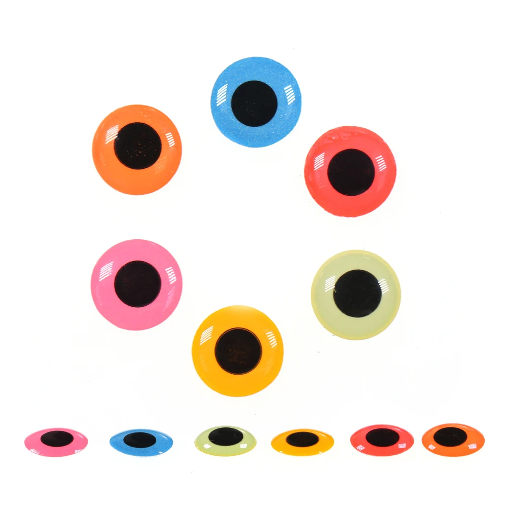 50PCS/Pack 8~12mm Luminous Epoxy 3D Fish Eyes For Jigs Streamer Flies Soft & Hard Fishing Lure Fly Tying Material
50PCS/Pack 8~12mm Luminous Epoxy 3D Fish Eyes For Jigs Streamer Flies Soft & Hard Fishing Lure Fly Tying Material