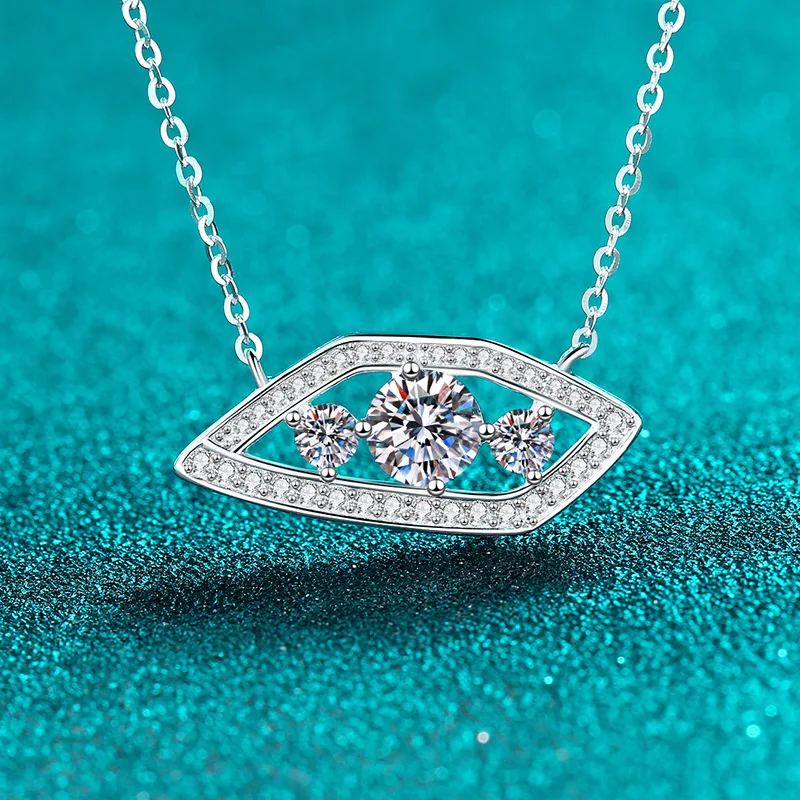 Ожерелье с муассанитом 1,4 карата, 100% стерлинговое серебро 925 пробы, кулон в виде глаз, тест на бриллиант, женский подарок на день рождения, ювелирные изделия
Ожерелье с муассанитом 1,4 карата, 100% стерлинговое серебро 925 пробы, кулон в виде глаз, тест на бриллиант, женский подарок на день рождения, ювелирные изделия