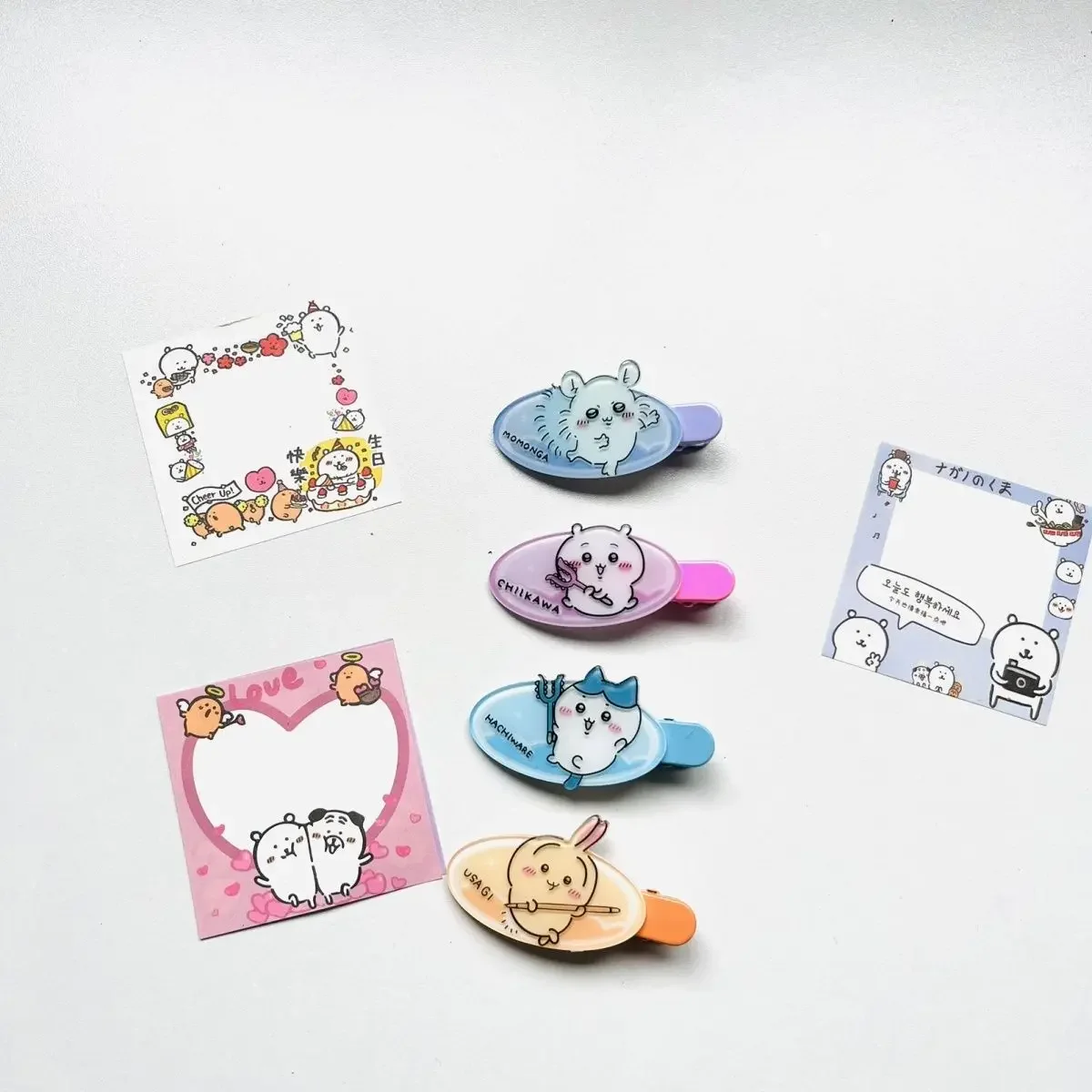 Chikawas Hachiware Usagi Hair Clip Kawaii Candy Color Duckbill Clamp Japanese Sweet Girl Accessory Summer New Gift
Chikawas Hachiware Usagi Hair Clip Kawaii Candy Color Duckbill Clamp Japanese Sweet Girl Accessory Summer New Gift