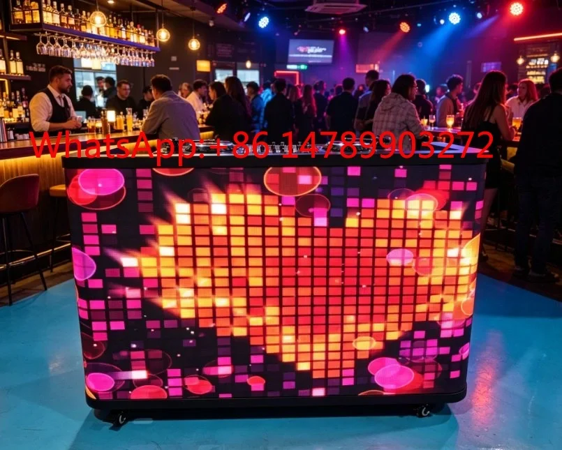 Portable DJ Workstation Matched LED Video Wall Screen For Festival Party Live Performance
Portable DJ Workstation Matched LED Video Wall Screen For Festival Party Live Performance