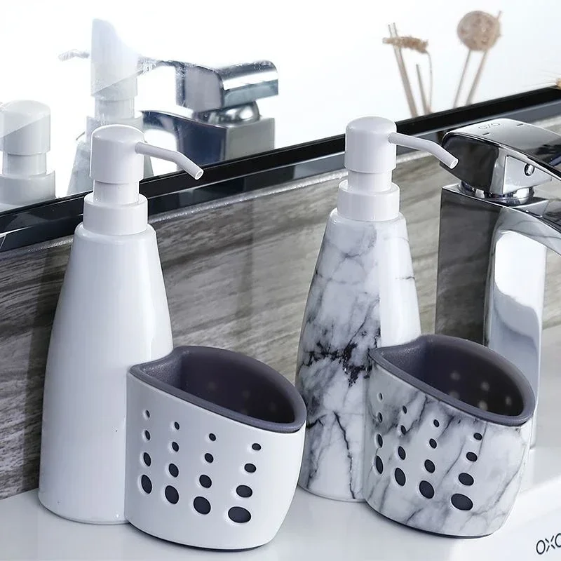 2-In-1 Soap Dispenser Kitchen Sponge Holder Multi-function Liquid Detergent Container Box with Soap Holder 400ml
2-In-1 Soap Dispenser Kitchen Sponge Holder Multi-function Liquid Detergent Container Box with Soap Holder 400ml