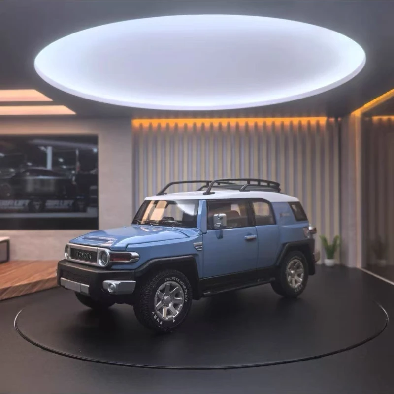 FJ off road alloy replica 1:24 vivid exterior movable doors pull back system shock absorption sound light effects nice gift
FJ off road alloy replica 1:24 vivid exterior movable doors pull back system shock absorption sound light effects nice gift