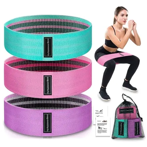 Exercise Bands, 3 Levels Fabric Resistance Bands for Working Out, Workout Bands Resistance for Women & Men, Fabric Booty Bands
Exercise Bands, 3 Levels Fabric Resistance Bands for Working Out, Workout Bands Resistance for Women & Men, Fabric Booty Bands