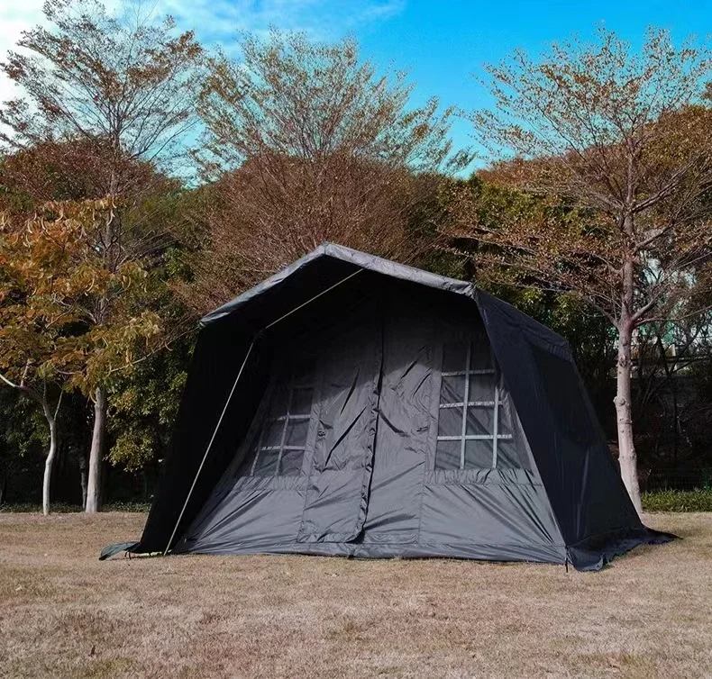 Black Large Villa Tent Outdoor Multi-person Camping Tent Luxury Cabin Tent
Black Large Villa Tent Outdoor Multi-person Camping Tent Luxury Cabin Tent