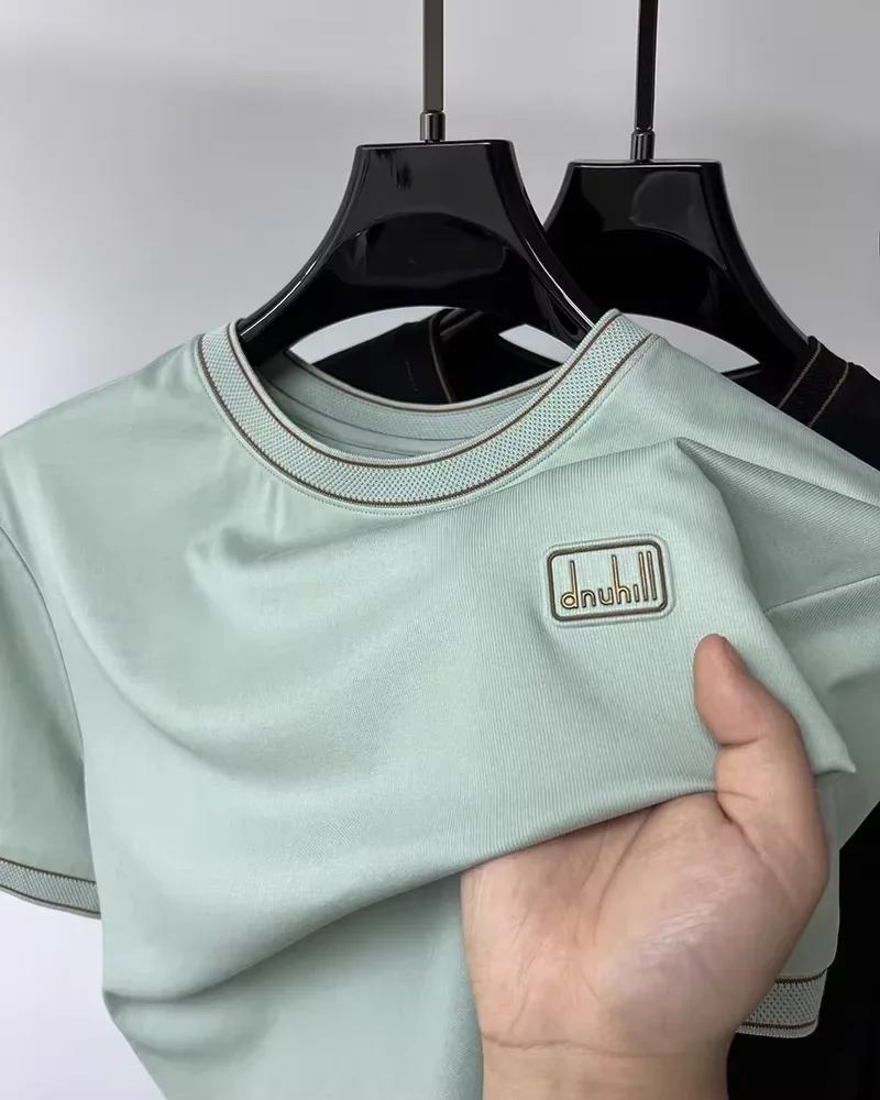 Pop High Quality Trendy Embroidered Round Neck Short Sleeve Men's Summer New Loose Korean Youth Casual Breathable Cotton T-shirt
Pop High Quality Trendy Embroidered Round Neck Short Sleeve Men's Summer New Loose Korean Youth Casual Breathable Cotton T-shirt