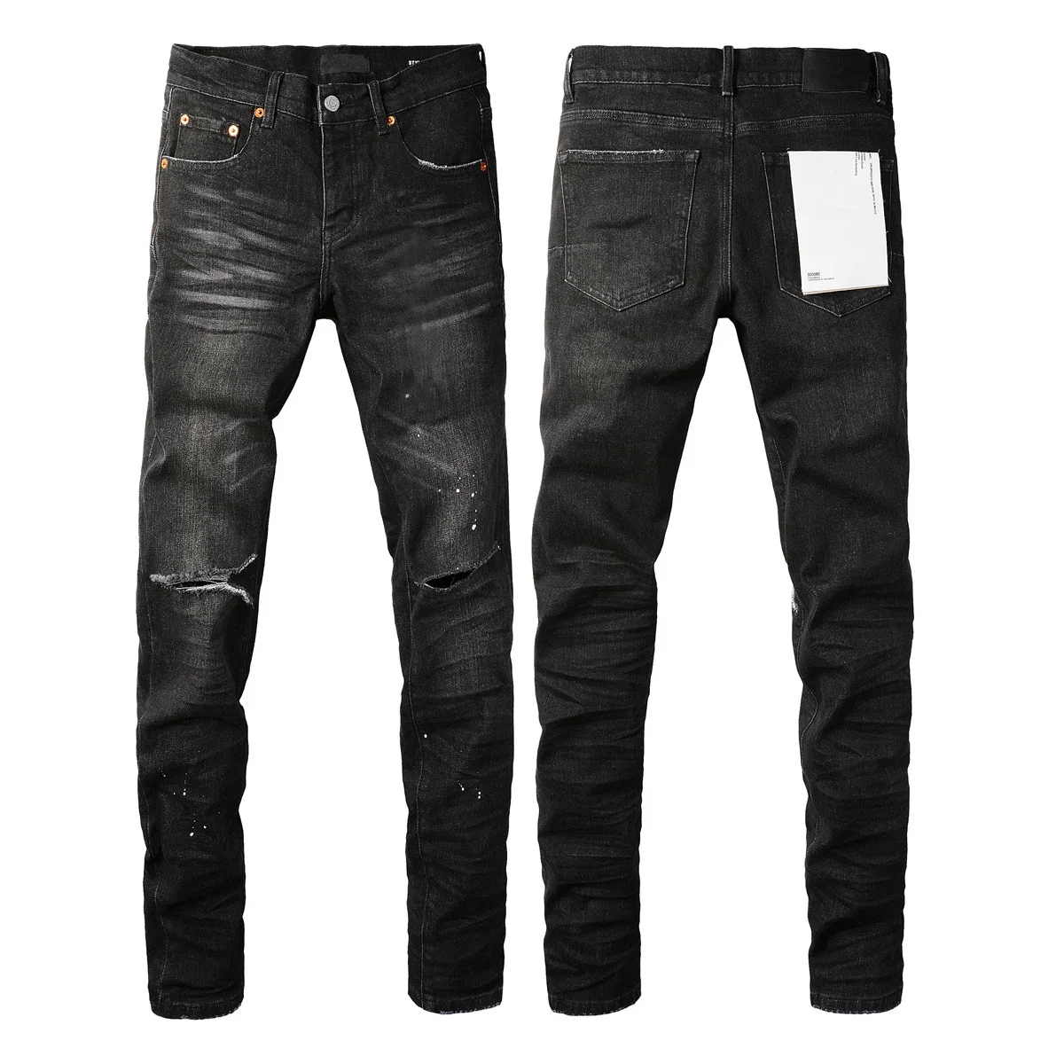 2024 Jeans Men Fashion high quality High Street Black Paint Dot Knife Cut Hole Repair Low Rise Skinny Denim brand Pants
2024 Jeans Men Fashion high quality High Street Black Paint Dot Knife Cut Hole Repair Low Rise Skinny Denim brand Pants