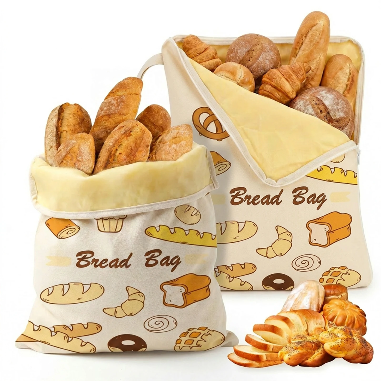 2Pcs Beeswax Bread Bag Large Food Grade Linen Cotton Homemade Sourdough Bread Storage Bag Keep Freshness Pouch Bakery
2Pcs Beeswax Bread Bag Large Food Grade Linen Cotton Homemade Sourdough Bread Storage Bag Keep Freshness Pouch Bakery
