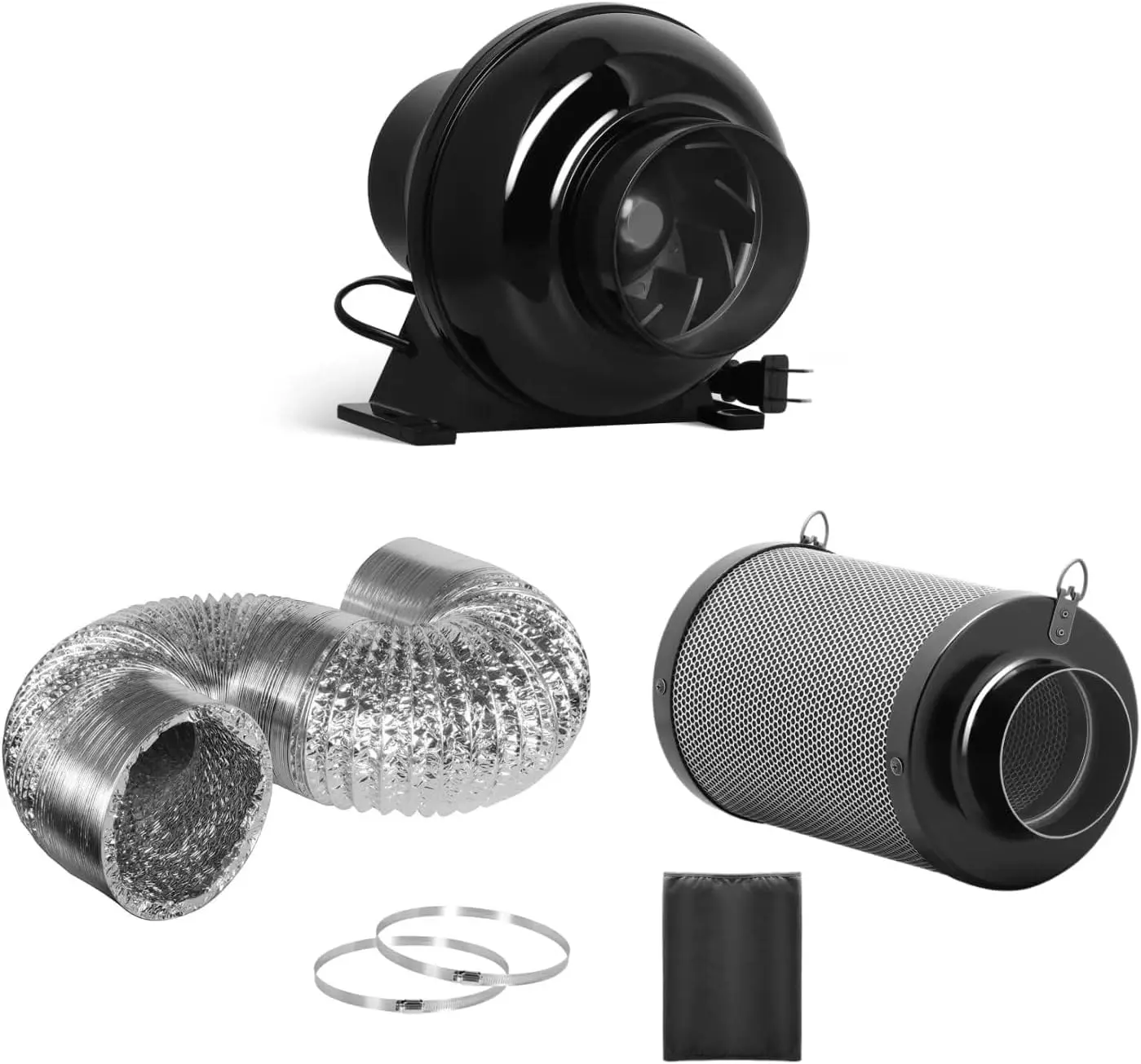 4-дюймовый встроенный вентилятор 195 куб. футов в минуту с угольным фильтром и воздуховодом длиной 8 футов для циркуляции воздуха в палате для выращивания
4-дюймовый встроенный вентилятор 195 куб. футов в минуту с угольным фильтром и воздуховодом длиной 8 футов для циркуляции воздуха в палате для выращивания