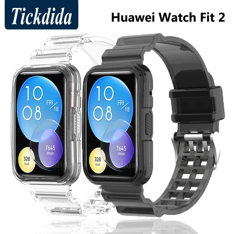 Силиконовый ремешок и чехол 2-в-1 для Huawei Watch Fit 2, прозрачный спортивный ремешок для Huawei Fit 2, аксессуары
Силиконовый ремешок и чехол 2-в-1 для Huawei Watch Fit 2, прозрачный спортивный ремешок для Huawei Fit 2, аксессуары