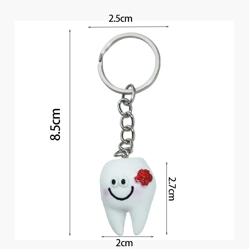 10Pcs Dental Simulation Resin Tooth Pendant Keychain Lovely Cartoon Keyring Dental Decorative Accessories Clinic Gift Key Ring
10Pcs Dental Simulation Resin Tooth Pendant Keychain Lovely Cartoon Keyring Dental Decorative Accessories Clinic Gift Key Ring