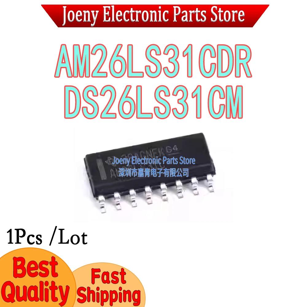 AM26LS31C AM26LS31CDR DS26LS31CM CMX 16 PC shell
AM26LS31C AM26LS31CDR DS26LS31CM CMX 16 PC shell