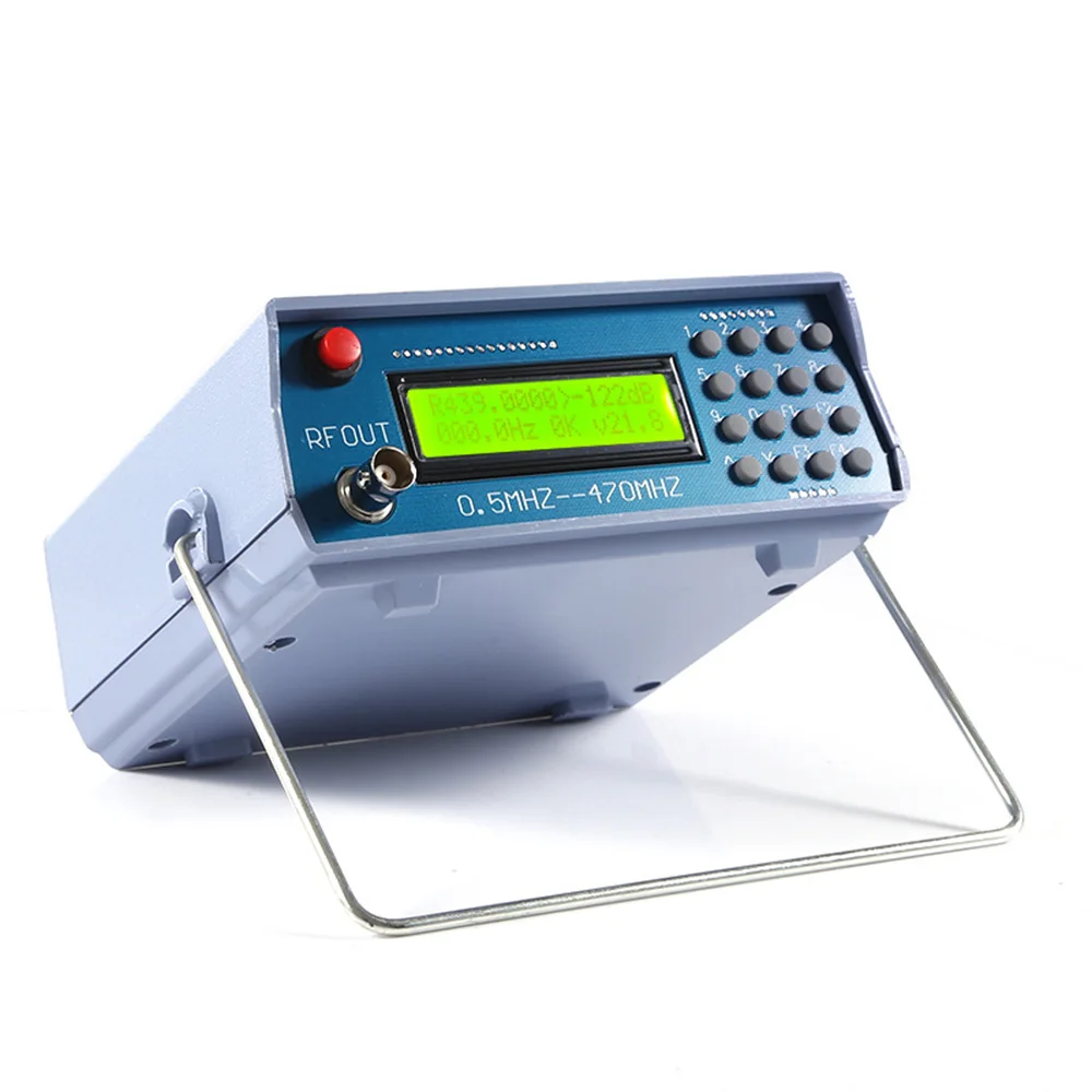 0.5MHz-470MHz RF Signal Generator High Accuracy Tester Analog Digital CTCSS Function For FM Radio Walkie-talkie Debugging Tools
0.5MHz-470MHz RF Signal Generator High Accuracy Tester Analog Digital CTCSS Function For FM Radio Walkie-talkie Debugging Tools