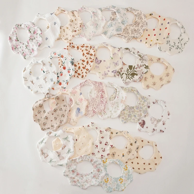 Soft Baby Bib Absorbent Cotton Bandana Baby Feeding Bib Easy Clean Bib Multiple Pattern Designs for Teething Baby A2UB
Soft Baby Bib Absorbent Cotton Bandana Baby Feeding Bib Easy Clean Bib Multiple Pattern Designs for Teething Baby A2UB
