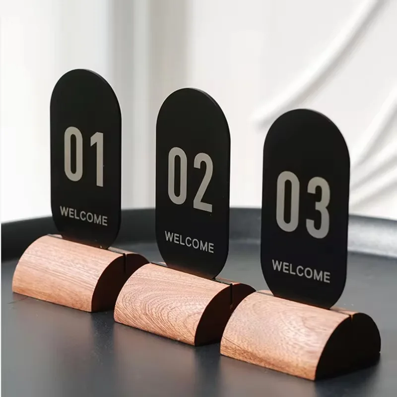 Hotel Western Restaurant Table Number Display High-grade Retro Stainless Steel Digital Number Plate Is A Vertical Desk Card
Hotel Western Restaurant Table Number Display High-grade Retro Stainless Steel Digital Number Plate Is A Vertical Desk Card