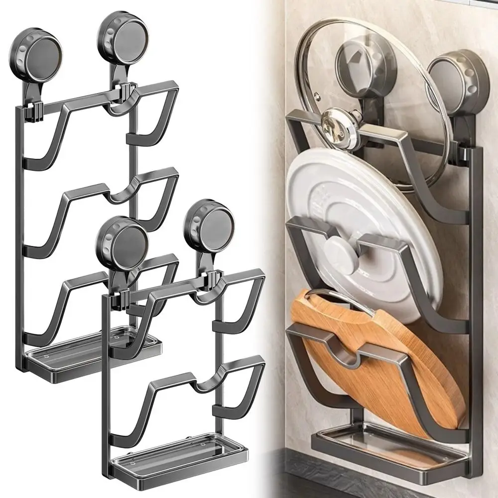 Новая настенная подставка для крышек с присосками, многоярусная, металлическая, экономит место, для кухни и дома
Новая настенная подставка для крышек с присосками, многоярусная, металлическая, экономит место, для кухни и дома