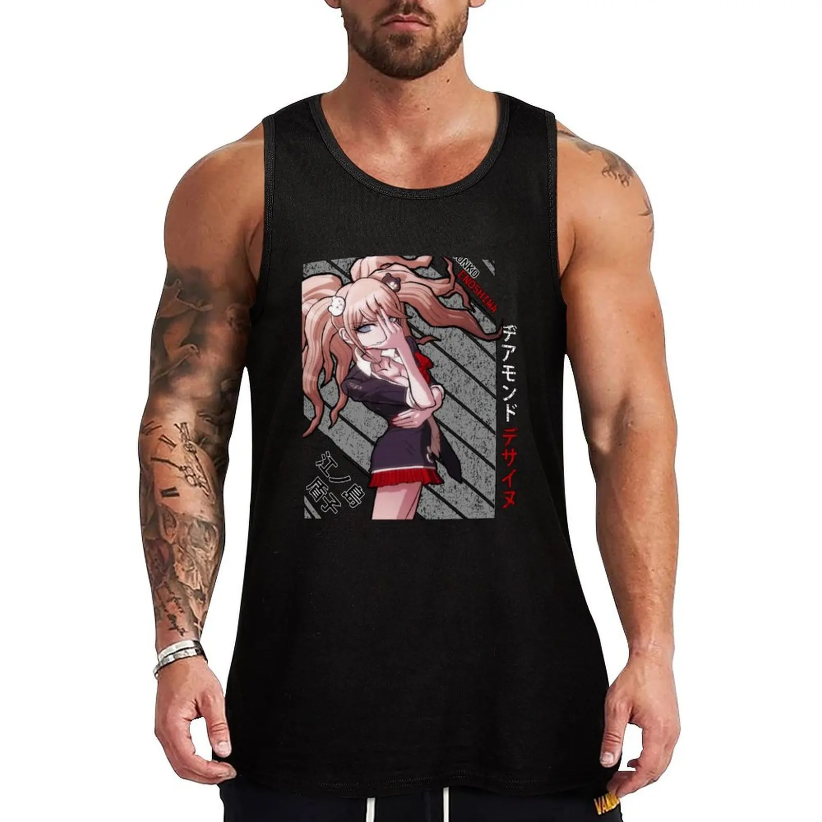 Junko Enoshima - DanganRonpa Tank Top t-shirt gym man Bodybuilding shirt mens clothing Working vest
Junko Enoshima - DanganRonpa Tank Top t-shirt gym man Bodybuilding shirt mens clothing Working vest