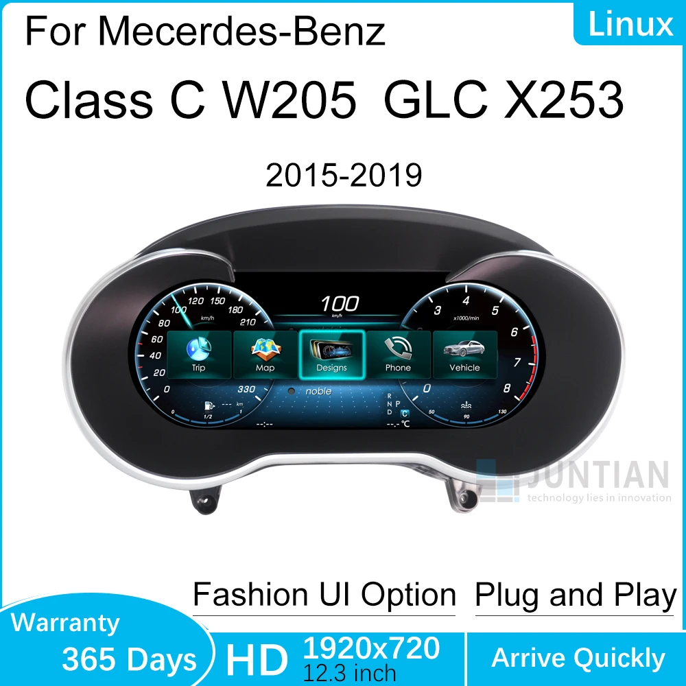 LCD Digital Dashboard For Mercedes Benz C/GLC V205 W205/X253 2015-2020 NTG 5.0 5.5 Instrument Paneel Cockpit with Carplay
LCD Digital Dashboard For Mercedes Benz C/GLC V205 W205/X253 2015-2020 NTG 5.0 5.5 Instrument Paneel Cockpit with Carplay