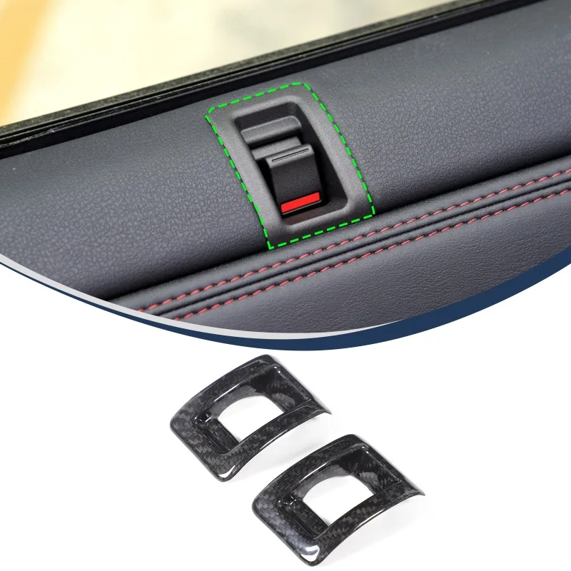 Real Carbon Fiber Window Switch Trim Frame Glass Lock Switch Frame for 2008-2016 Nissan GTR R35 Auto Interior Accessories
Real Carbon Fiber Window Switch Trim Frame Glass Lock Switch Frame for 2008-2016 Nissan GTR R35 Auto Interior Accessories