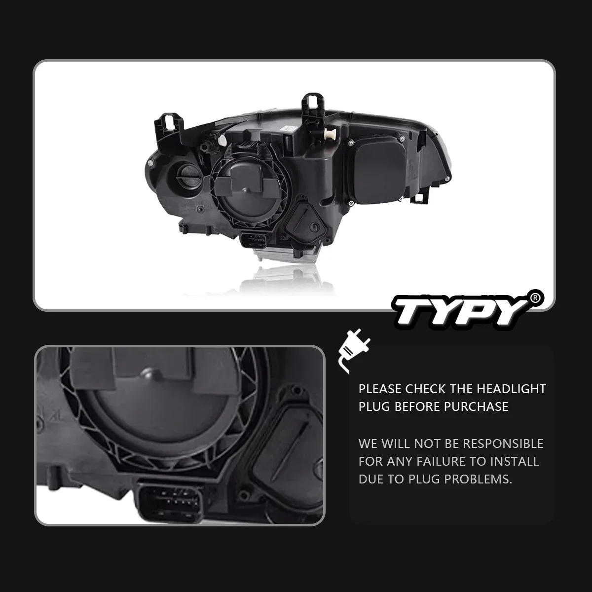 TYPY Новый светодиодный налобный фонарь, обновленный, модифицированный для BMW X5 E70, фары 2007-2013, фар с динамическим сигналом, автоаксессуары 
TYPY Новый светодиодный налобный фонарь, обновленный, модифицированный для BMW X5 E70, фары 2007-2013, фар с динамическим сигналом, автоаксессуары