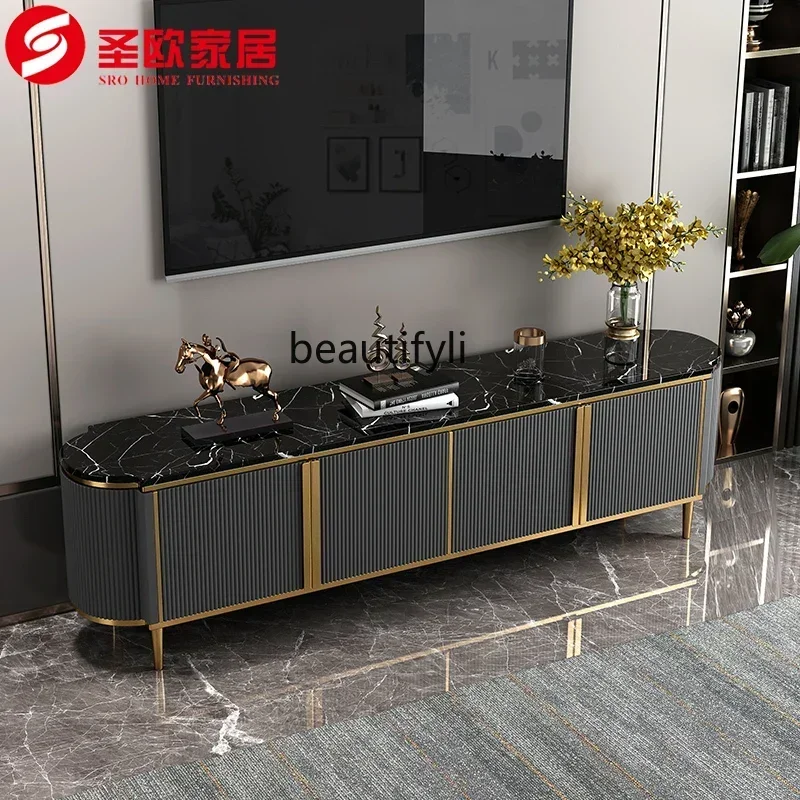 l Light luxury TV cabinet, simple modern living room marble, background wall video cabinet, small floor cabinet
l Light luxury TV cabinet, simple modern living room marble, background wall video cabinet, small floor cabinet