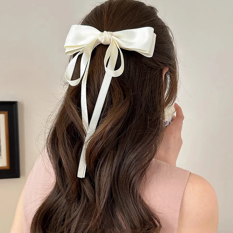 Lystrfac Fashion Solid Color Hair Bow Ribbon Hairclip Back Head Top Hairpin Women Hair AccessorIies for Ladies Girls Headwear
Lystrfac Fashion Solid Color Hair Bow Ribbon Hairclip Back Head Top Hairpin Women Hair AccessorIies for Ladies Girls Headwear