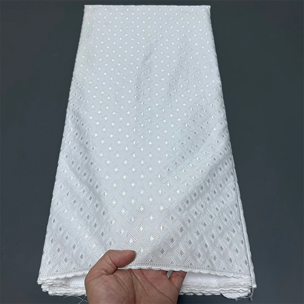 2025 African Nigerian Tulle Lace Fabric for Dress Sewing High Quality Damask Cotton Pure Embroidery Wedding Party 5Yard ZJ071
2025 African Nigerian Tulle Lace Fabric for Dress Sewing High Quality Damask Cotton Pure Embroidery Wedding Party 5Yard ZJ071