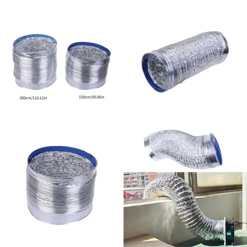 6Inch Air Aluminum Ducting Dryer Vent Hose Exhaust Duct for Ventilation Fan
6Inch Air Aluminum Ducting Dryer Vent Hose Exhaust Duct for Ventilation Fan