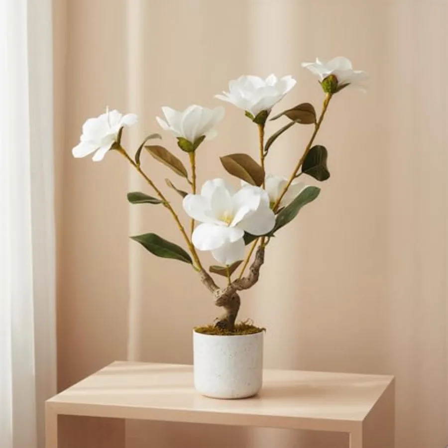 24" Artificial Orchid Tree in White Pot, Inoor Fake Potted Plant with Realistic White Flowers and Leaves, Bendable Stems and Wa
24" Artificial Orchid Tree in White Pot, Inoor Fake Potted Plant with Realistic White Flowers and Leaves, Bendable Stems and Wa