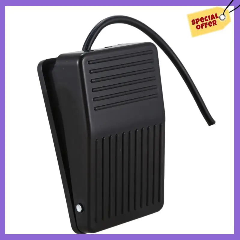 -A96Z 8X 220V 10A SPDT Нескользящий пластиковый мгновенный электрический педальный переключатель
-A96Z 8X 220V 10A SPDT Нескользящий пластиковый мгновенный электрический педальный переключатель