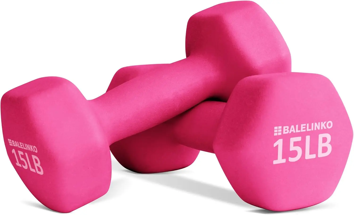 Hex Neoprene Dumbbells 2x15lb Set for Home Gym Yoga Pilates Strength Training
Hex Neoprene Dumbbells 2x15lb Set for Home Gym Yoga Pilates Strength Training