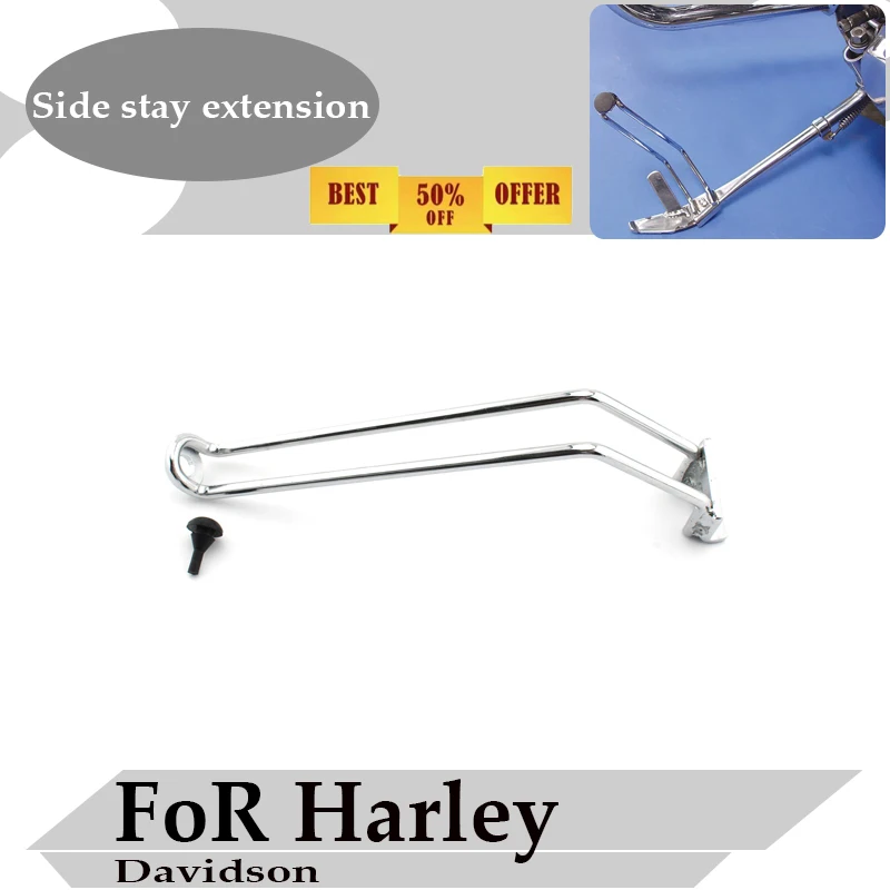 Motorcycle Side Support Kickstand Extension For Harley-Davidson Touring 1984-2008 Softail 1986-2006
Motorcycle Side Support Kickstand Extension For Harley-Davidson Touring 1984-2008 Softail 1986-2006