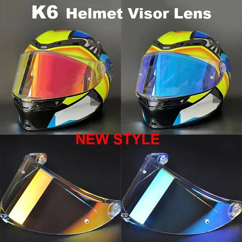 K6 Helmet Visor Lens Casco Moto K6 Full Face Motorcycle Helmet Shields Windshield Anti-UV Capacete De Moto Helmet Accessories
K6 Helmet Visor Lens Casco Moto K6 Full Face Motorcycle Helmet Shields Windshield Anti-UV Capacete De Moto Helmet Accessories