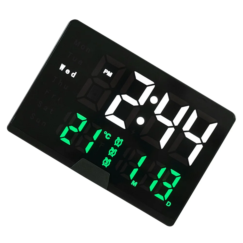 Multifunctional Alarm Clock Digital Display Large Led Abs Bedroom Home Office Modern Decorative Wall Timepiece
Multifunctional Alarm Clock Digital Display Large Led Abs Bedroom Home Office Modern Decorative Wall Timepiece
