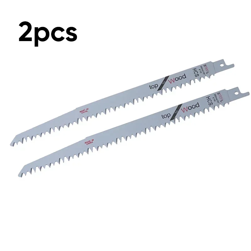 2pcs S1531L Reciprocating Saw Blades 9.5"/240mm High Carbon Steel Saw Blade For Metal/wood Fast Cutting Woodworking Tools
2pcs S1531L Reciprocating Saw Blades 9.5"/240mm High Carbon Steel Saw Blade For Metal/wood Fast Cutting Woodworking Tools