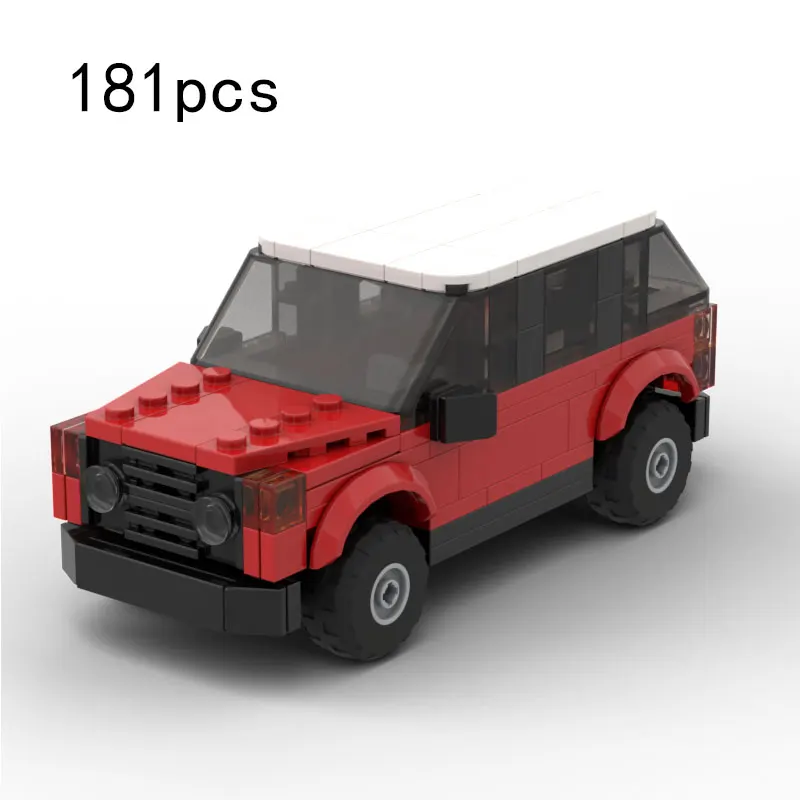 MOC 181pcs Mini Red and White SUV Off-road Vehicle City Commuter Car Small Particle Assembly Building Block Educational Model To
MOC 181pcs Mini Red and White SUV Off-road Vehicle City Commuter Car Small Particle Assembly Building Block Educational Model To