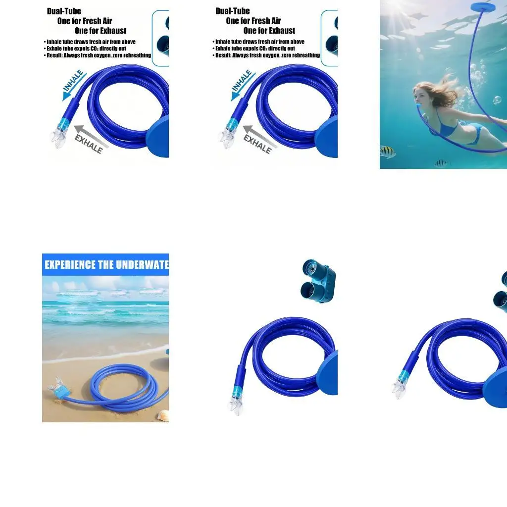 Long Diving Snorkel Breathing Apparatus for Freediving Spearfishing Enduring K1YF
Long Diving Snorkel Breathing Apparatus for Freediving Spearfishing Enduring K1YF